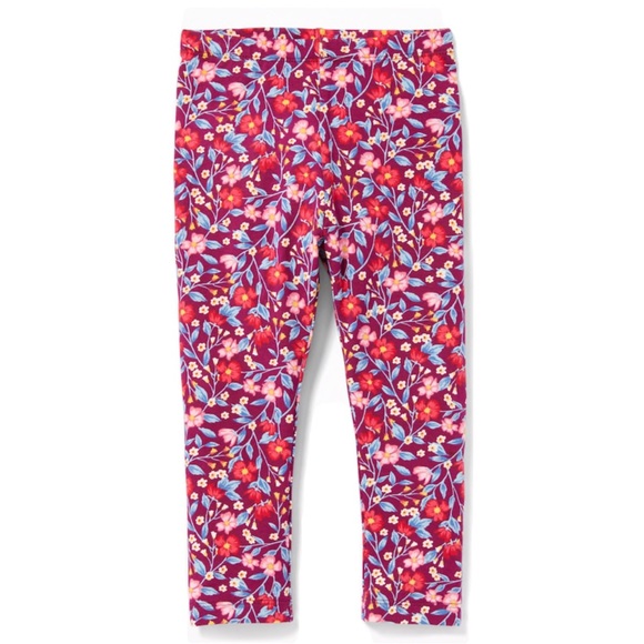 Old Navy Other - NWT Burgundy Summer Floral Printed Leggings 2T Old Navy Other - NWT Burgundy Summer Floral Printed Leggings 2T